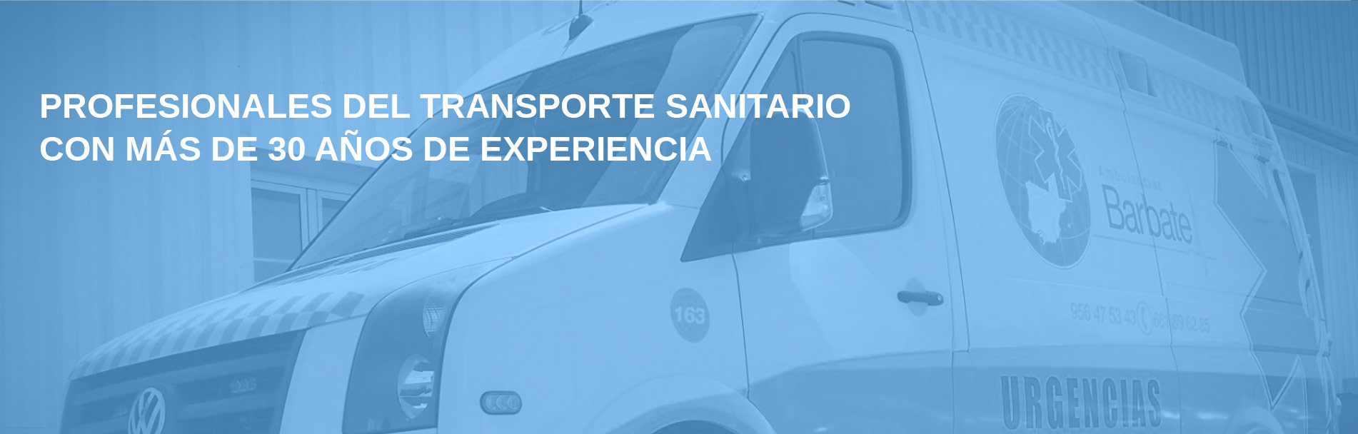 Profesionales del transporte sanitario